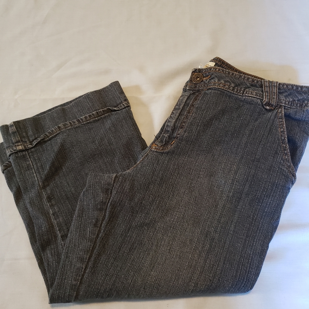 St. John's Bay Womens Stretch Denim Capris